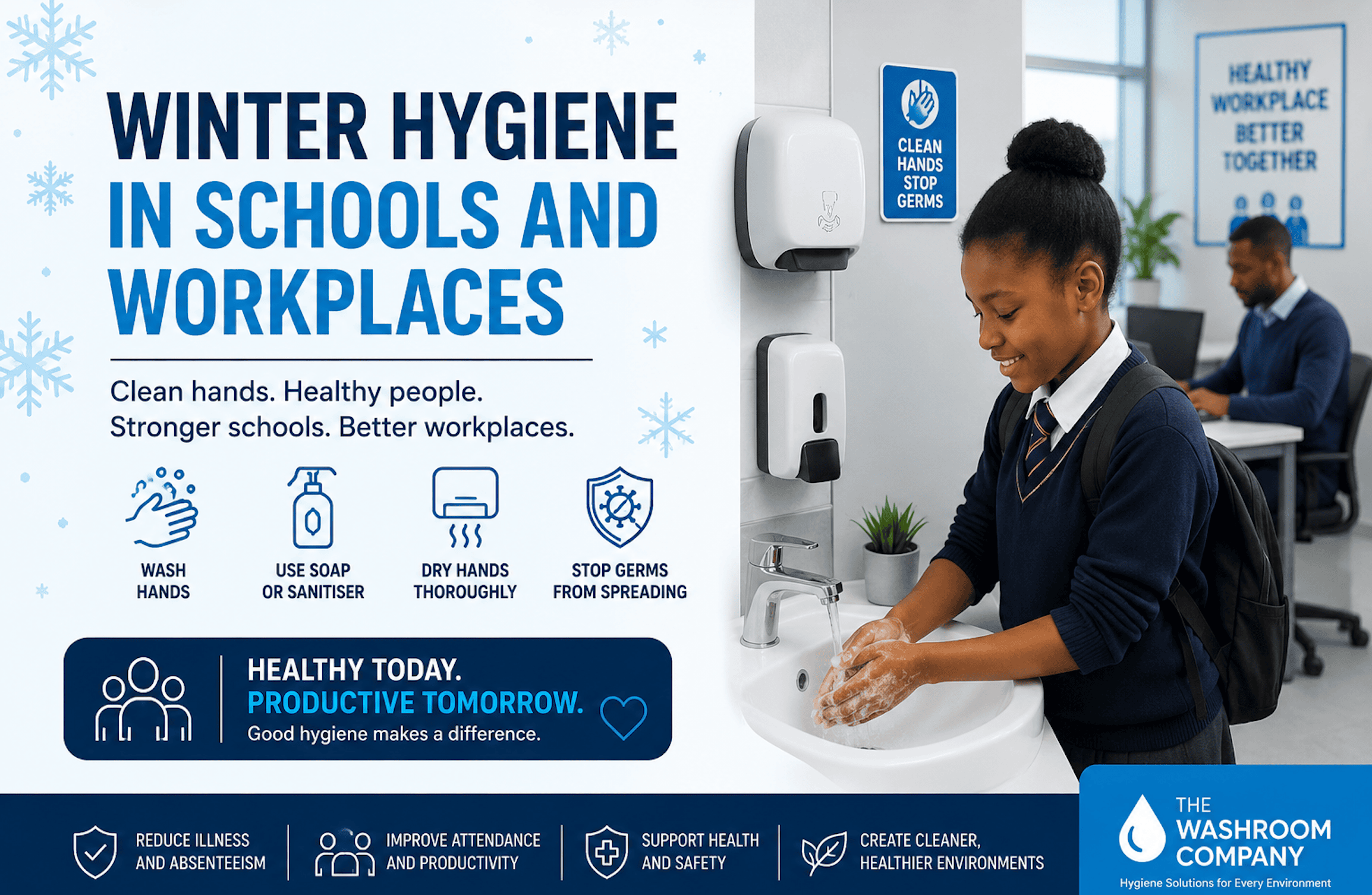 Winter Hygiene in Schools and Workplaces: Why It Matters More Than Ever